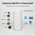thumbnail image 3 of Windmill Air Purifier Max, Smart True HEPA Air Cleaner for Smoke, Odors, Dust & Mold Spores, Up to 1,950 Sq Ft, White, 3 of 9