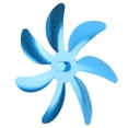 thumbnail image 3 of Ventilador de estufa con aspas de aleación de aluminio, 7 aspas, fácil instalación, universal, repuesto para ventilador de chimenea, color azul, 3 of 14