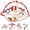 Red, variant on PRVAETU Baby Play Mats Tummy Time Mat for Infant Washable Padded Baby Activity Center with Detachable Toys Non-Slip Baby Gym Playmat,Red