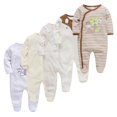 thumbnail image 1 of 5 uds. Pijamas de bebé niña niño Pijamas bebe fille algodón transpirable suave ropa bebé recién nacido Pijamas bebé Pjiamas, 1 of 4