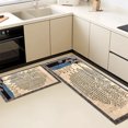 thumbnail image 5 of Kitchen Rugs Sets of 3 Non Slip Washable Kitchen Mats for Floor, Kitchen Runner Rug, Floor Mat Carpet for Entryway, Laundry, Sink, 5 of 12