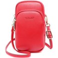 thumbnail image 1 of Small Crossbody Bag Stylish Shoulder Bag for Women Triple Zipper Pocket Cell Phone Purses Travel Phone Pouch Purse, 1 of 7