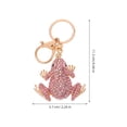 thumbnail image 2 of Cute Toothbrush Storage Rack Bracket Frog Keychain, 2 of 8