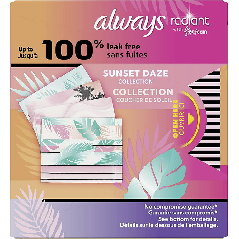 Always on X: Check out our Always Radiant Teen pads! 💜💕✨ Designed just  for teens and fun floral prints for the win! Learn more here ➡️    / X