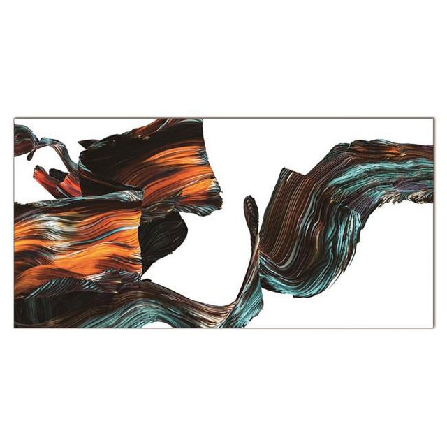 Amazing Rugs AR-55022 32 x 48 in. Oppidan Home Abstract Ribbon Acrylic Wall Art