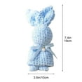 thumbnail image 3 of Bunny Accompaniment Gift Towel, Pineapple Warp Knit, Super Soft Material for Youngsters, Highly Absorbent Dry Feature, Multi-functional Bath and Play Towel, for Gift Giving, Family Bath Time (E), 3 of 6