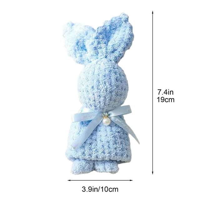 SLYNSHome Easter Dish Towels Easter Bunny Blue Kitchen Towels Gifts Holiday Decorations & Spring Gift Accessories