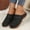 Black, variant on CFLVAEK Closed Toe Sandals Women Wide Width Arch Support Sandals Shoes Breathable Hollow Out Sandals Comfort Slip On Platform Slides Size 9.5