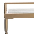 thumbnail image 4 of Safavieh Dawson 2 Tier Modern Glam Rectangle Bar Cart with Casters, 4 of 9