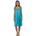 thumbnail image 1 of Casual Nights Women's Satin Lace Sleeveless Night Gown, 1 of 2