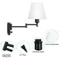 thumbnail image 2 of Wall Lamp (Set Of 2), Swing Arm Wall Lamp, Modern Reading Wall Lamp For Corridors, Bedrooms And Living Rooms, 2 of 4