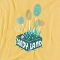 thumbnail image 2 of Candy Land Isometric Lollipop Block Women's T Shirt, Banana, Small, 2 of 6
