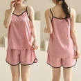 thumbnail image 4 of Jalioing Women's Pajama Set 2 Piece Lounge Set M-2XL Sleeveless Camisole with Shorts Sleep Set Soft Nightwear, 4 of 5