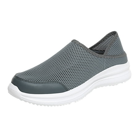 

Pimfylm Tretorn Sneakers Men s Running Shoes Blade Non Slip Fashion Sneakers Breathable Mesh Soft Sole Casual Walking Shoes Dark Gray 10.5