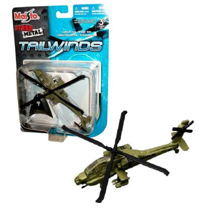 AH-64 Apache Helicopter US ARMY Maisto Fresh Metal Tailwinds NEW in Package! 
