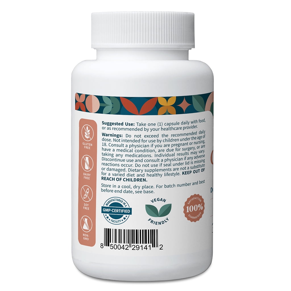 Pattern Wellness Glutathione with Vitamin C, Cell & Detox Support, 30 Count