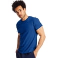 thumbnail image 1 of Hanes Mens X-Temp Crewneck Short-Sleeve T-Shirt 2-Pack, S, Deep Royal, 1 of 1
