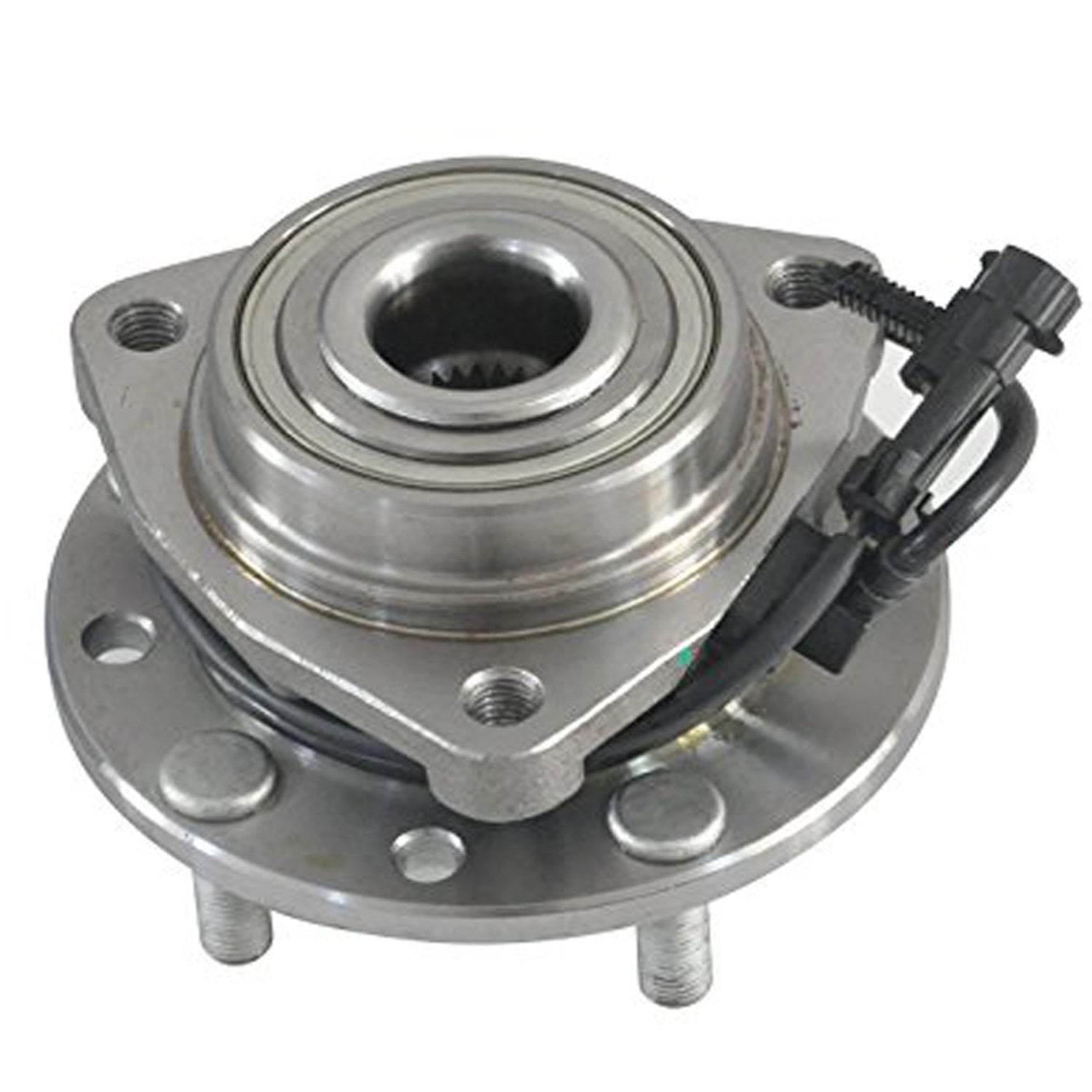 Front Wheel Hub and Bearing Assembly Left or Right Compatible Chevrolet S10 Blazer GMC Jimmy Sonoma Isuzu Hombre Oldsmobile Bravada AUQDD 513124 x2 5 Lug W/ABS 4WD AWD