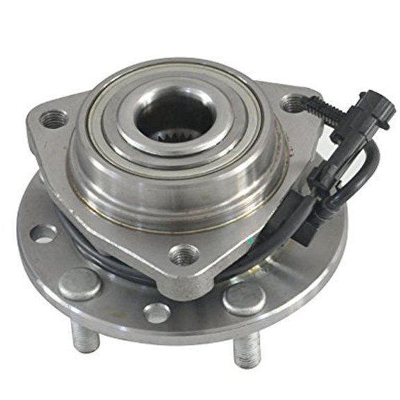 Front Wheel Bearing Hub Assembly Fits for Chevrolet S10 Pickup Blazer,GMC Jimmy Sonoma,Isuzu Hombre,Oldsmobile Bravada Hub Bearing [5 Lug W/ABS 4WD AWD]-513124