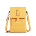 thumbnail image 1 of Vaidha Women Touchscreen Phone Bags, Mini Leather Mobile Phone Crossbody Bags Shoulder Handbag Wallet With Credit Card Slots, 1 of 2