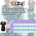 thumbnail image 4 of Womens Scrubs V-Neck Medical Scrub Top Short Sleeve Plus Size Blouse Workwear Scrubs Cute Cartoon Print Nurse Uniform Shirts with Pockets, 4 of 4