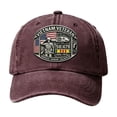 thumbnail image 2 of Vietnam Veteran Hat Embroidered Baseball Cap for Men, Adjustable Red Polyester Cap, Military Appreciation Gift for Dad Vietnam War Souvenir, 2 of 6
