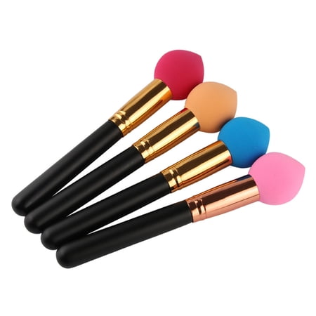 New Design Fashion Hot Red Latex Free Makeup Sponge Brush Makeup