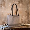 thumbnail image 2 of Bolso Montana West de piel vegana tejida para mujer MWC-090GY, 2 of 8