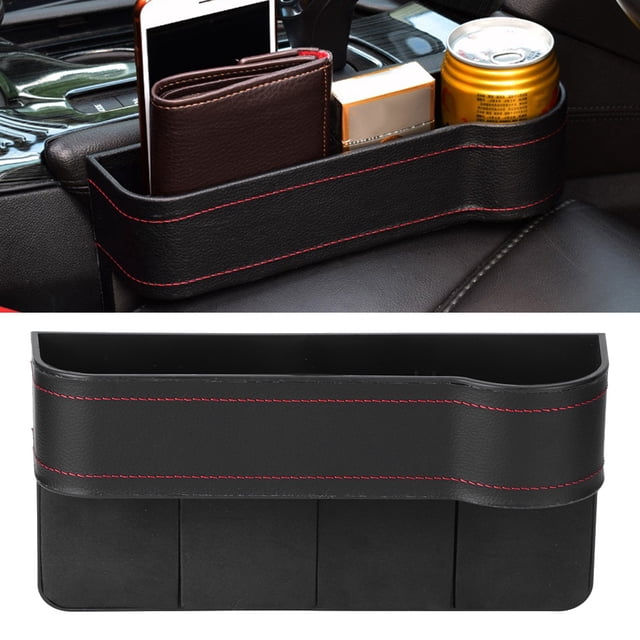 Organizador de almacenamiento de asiento, caja de almacenamiento de asiento multifuncional universal, caja de almacenamiento universal, estética elegante