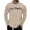 Khaki, variant on Bibifish Mens Long Sleeve Graphic T-Shirts Los Angeles Gothic Print Crew Neck Undershirt Casual Streetwear Oversized Tee Shirt