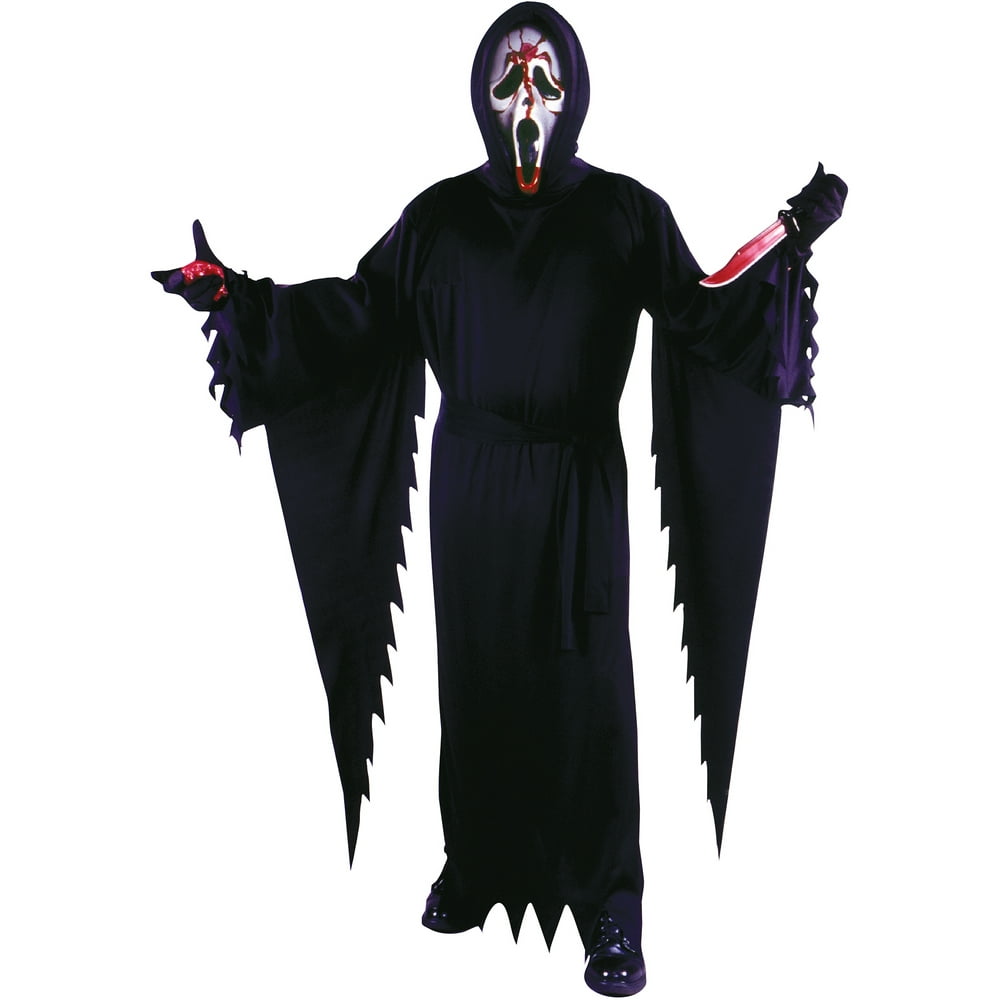 Fun World Ghost Face Bleeding Adult Halloween Costume - Walmart.com ...