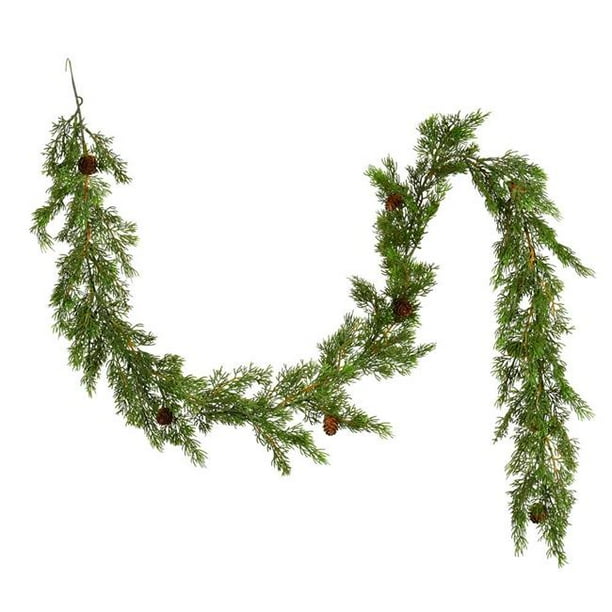 Vickerman L190212 62 in. Green Cypress Garland
