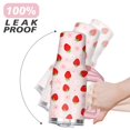 thumbnail image 6 of 40oz Cute Red Strawberry Stainless Steel Flip Straw Tumbler Spill Proof Travel Cup Double Wall Vacuum Insulated Coffee Mug with Top Handle, 6 of 6