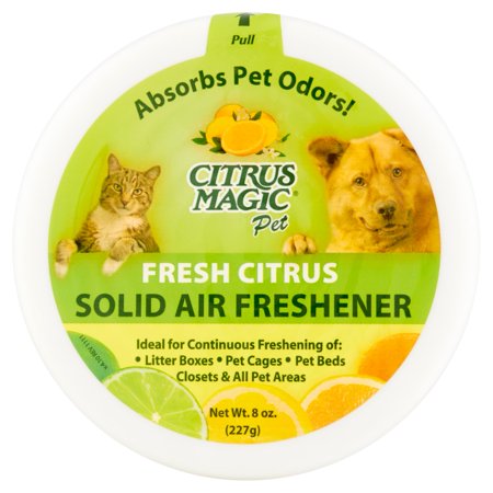 Citrus Magic Pet Fresh Citrus Solid Air Freshener, 8 oz