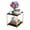 Black, variant on PinkSheep Side Table, 2 Tier Small End Table Accent Table Tray Table with Storage for Living Room Bedroom Small Spaces, White Marble Print