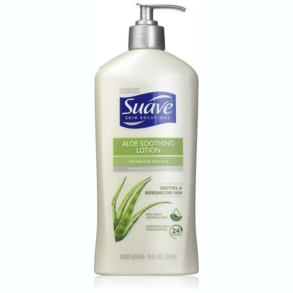 Suave Aloe Soothing Body Lotion 18 oz (Pack of 2)