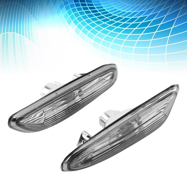 Side Turn Signal Lamp Shell, Durable 2pcs Side Marker Light Housing ABS Perfect Fit Replacement for 3 Series E90 E91 for Upgrade