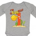 thumbnail image 4 of Inktastic I'm O-fish-ally One- Cute Puffer Fish First Birthday Boys or Girls Long Sleeve Baby Bodysuit, 4 of 5