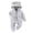 Grey, variant on Baby Newborn Baby Bear Suit Thin Fleece Footie Romper Snowsuit Hooded Jumpsuit Bodysuit Winter Clothes Boy Girl