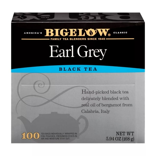 Bigelow Classic Earl Grey, Black Tea Variety, Tea Bags, Caffeinated,100