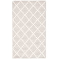 thumbnail image 2 of Safavieh Dhurries Victor Geometric Area Rug, Gray/Ivory, 3' x 5', 2 of 8