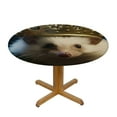 thumbnail image 3 of Sheronv Hedgehog Crown Round Tablecloth 100% Polyester Waterproof Resistant, Ideal for Indoor and Outdoor Use, Various Sizes, Gift for Family and Friends 31"-35, 3 of 8