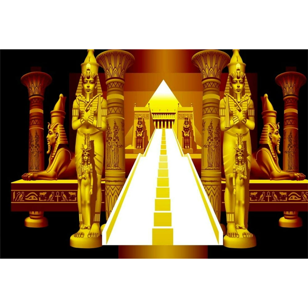 ABPHOTO Polyester 7x5ft Photography Backdrop Ancient Egyptian Temple ...