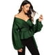 thumbnail image 4 of Blusa de manga larga con cuello en V y volantes para mujer Xemadio WRMH-231-14, 4 of 4