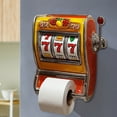 thumbnail image 5 of Slot Machine Toilet Paper Holder, Retro Arcade Style Toilet Paper Holder, Fun Slot Machine Decorative Toilet Paper Holder, Funny Paper Roll Storage Box, Kitchen and Bathroom Decoration., 5 of 5
