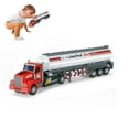 thumbnail image 3 of MeetYTOYS Tanker Trailer Vehicles Toys, 1:35 Scale Tanker Truck, Toy Trucks for (13.2x3.5x2.4inches) Christmas Seasonal, 3 of 5