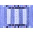 thumbnail image 1 of Ahgly Company Machine Washable Indoor Rectangle Abstract Blue Contemporary Area Rugs, 7' x 9', 1 of 4