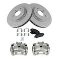 thumbnail image 2 of TRQ Front Brake Calipers Ceramic Pads & Rotors Fits 2007-2008 Nissan Sentra BKA25591, 2 of 6