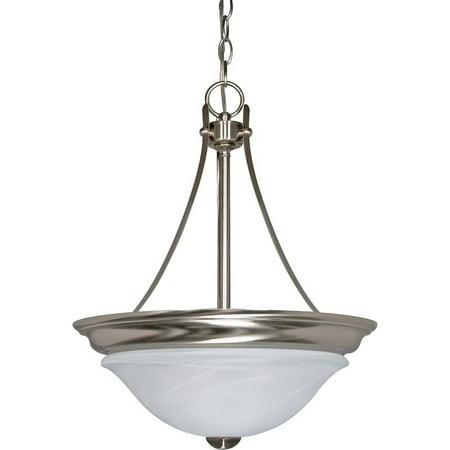 Green Glass Pendant Light Fixtures Nuvo Lighting 60465 - 2 Light (Twist and Lock Base) 15.5