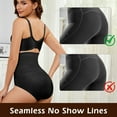 thumbnail image 6 of GAI YI High Waisted Underwear for Women Seamless No Show Quick Dry Invisible Panties Black L, 6 of 7